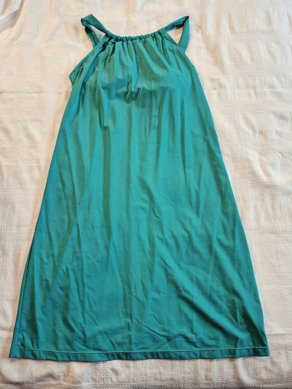 Athleta Kokomo women's Small Swim Dress in a vibrant mint green VGUC